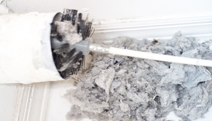 Clogged-dryer-vent Why Your Dryer Takes So Long To Dry - 6 Reasons & How To Fix Them 